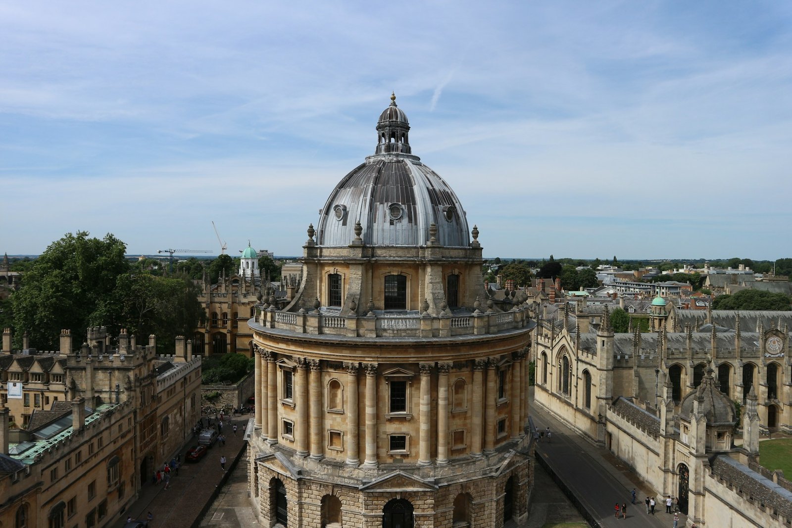 Historic university buildings in Oxford, illustrating study abroad